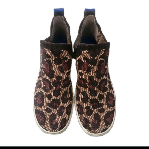 Rothy's Womens Animal Print Ankle Boot In Wildcat Size Print 5.5 - Picture 2 of 13